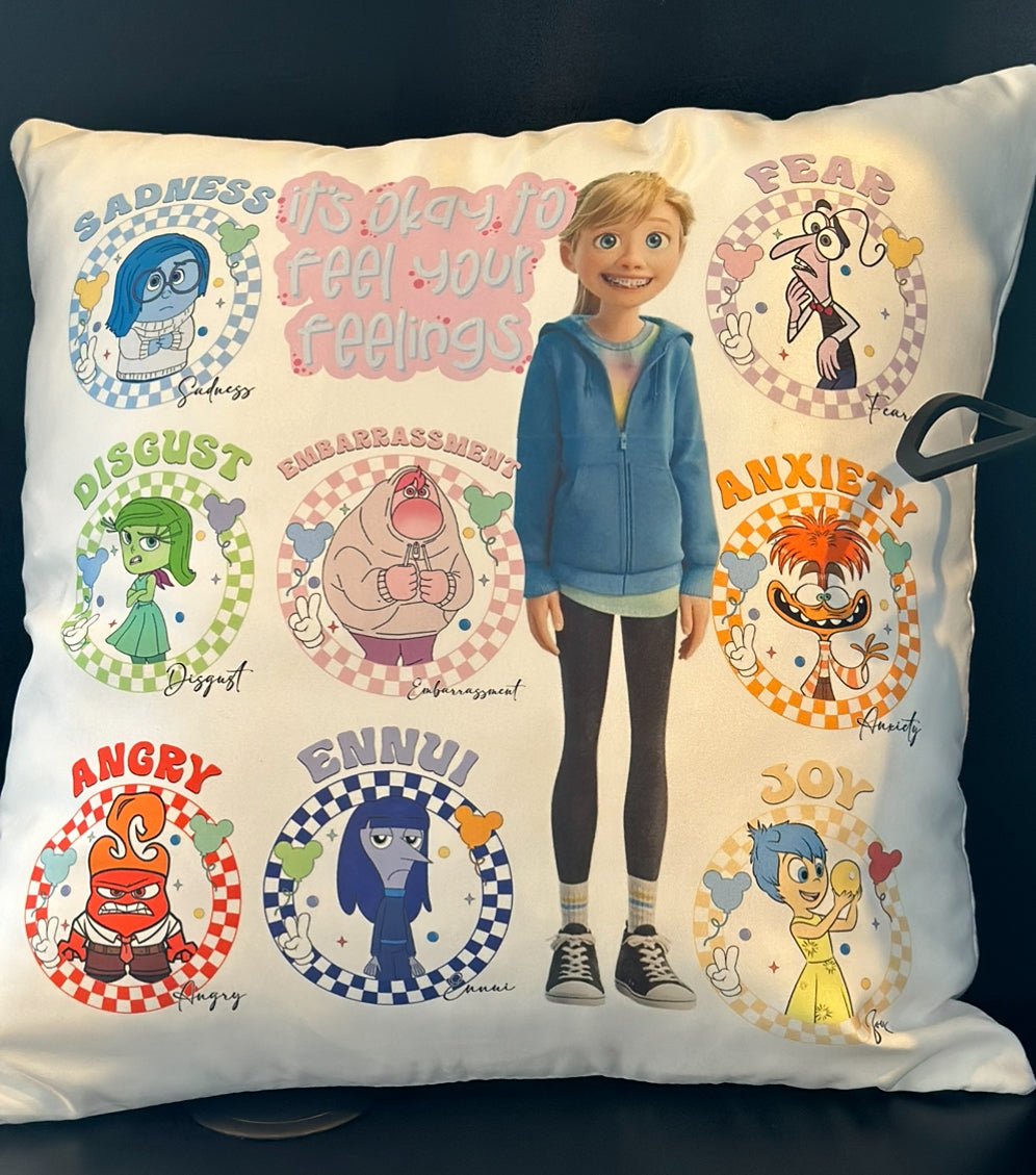 Custom Double Sided Pillow with Name