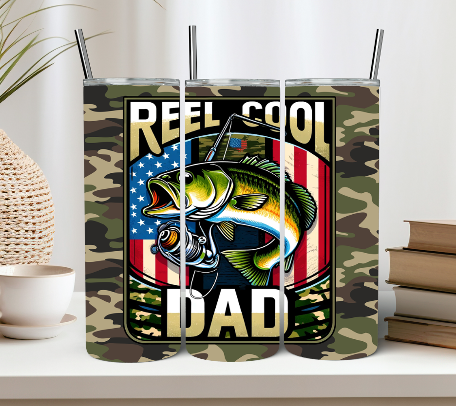 Reel Cool Dad 20oz Tumbler Gift For Him