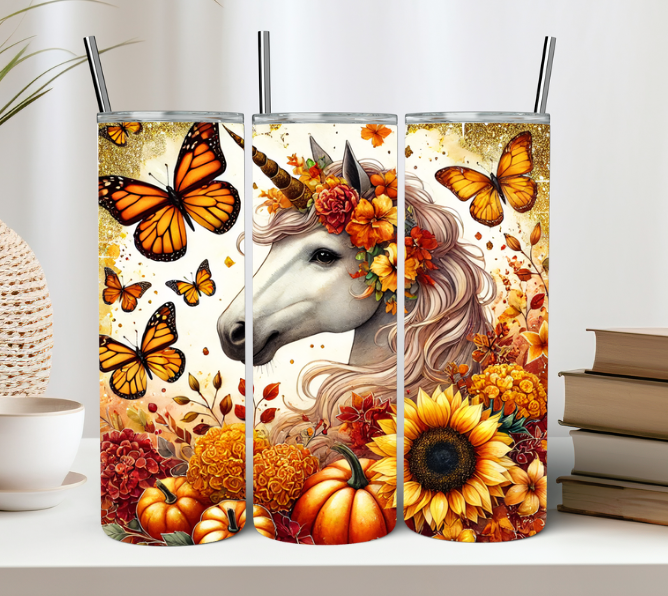 Autumn Unicorn 20oz Tumbler
