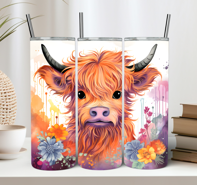 Baby Highland Cow Tumbler