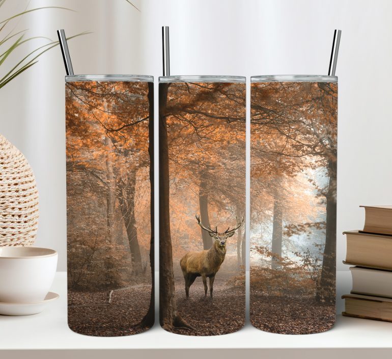 Forest Deer Tumbler