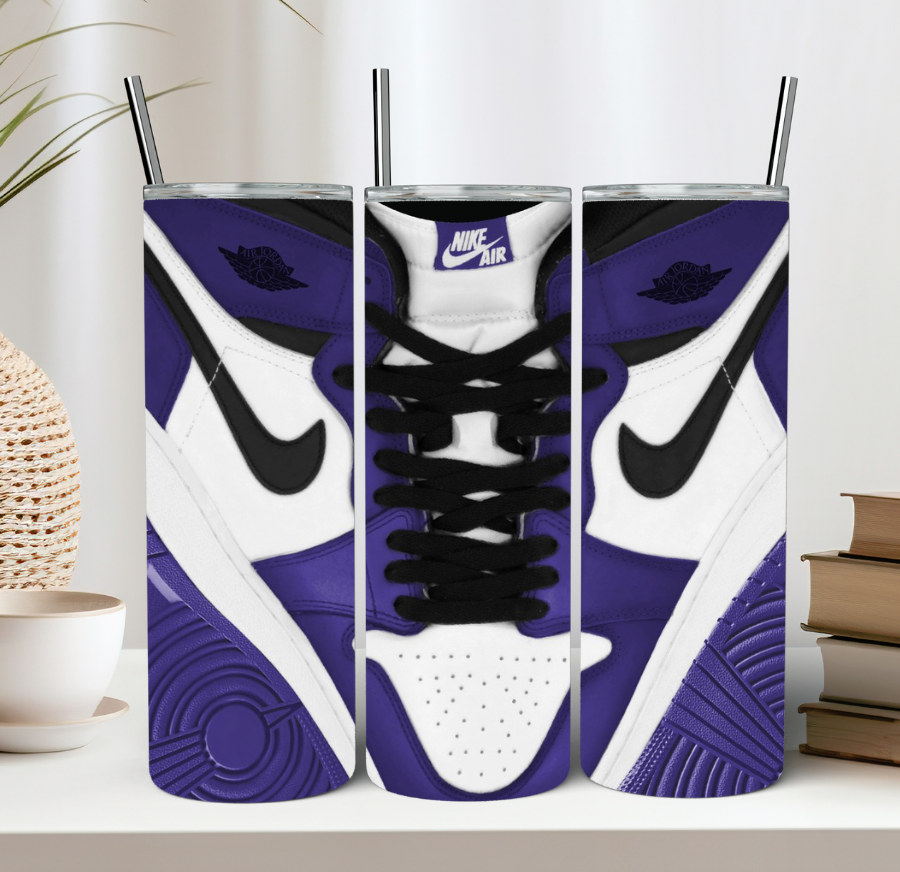 Purple Shoe Tumbler