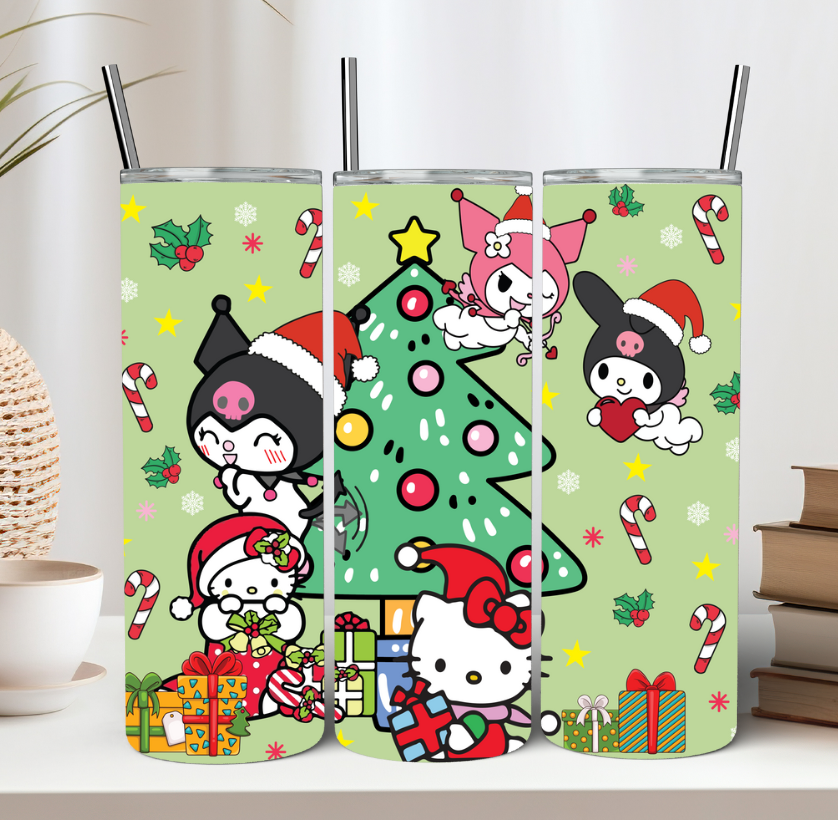 Christmas Kitty Tumbler