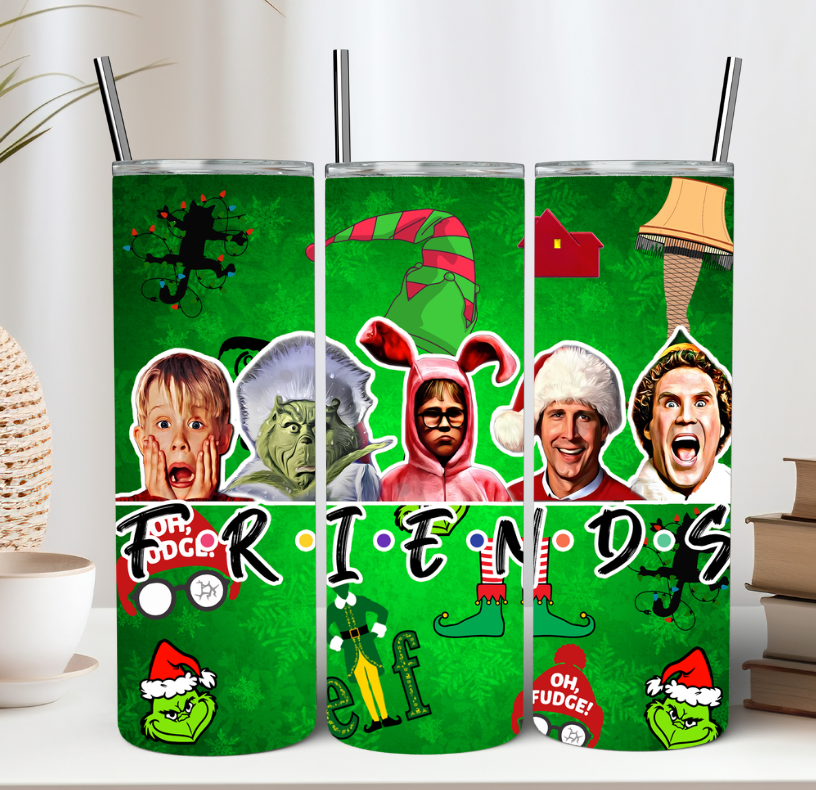 Friends Christmas Tumbler