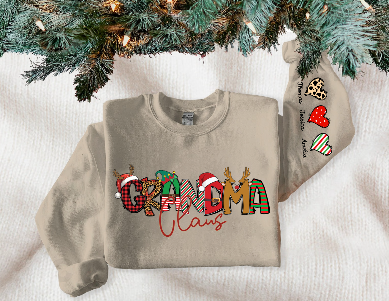 Custom Grandma Claus Sweater