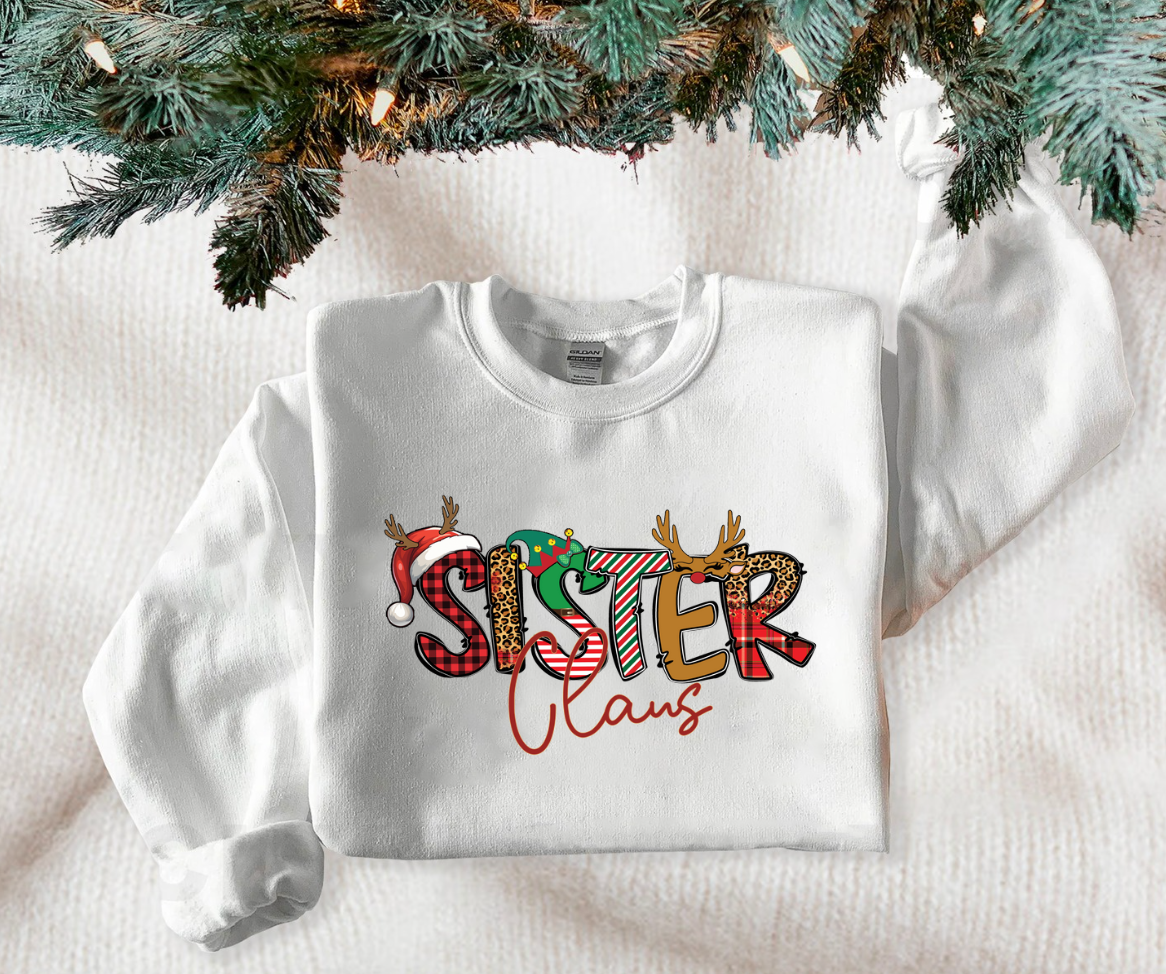 Christmas Sister Claus Sweater