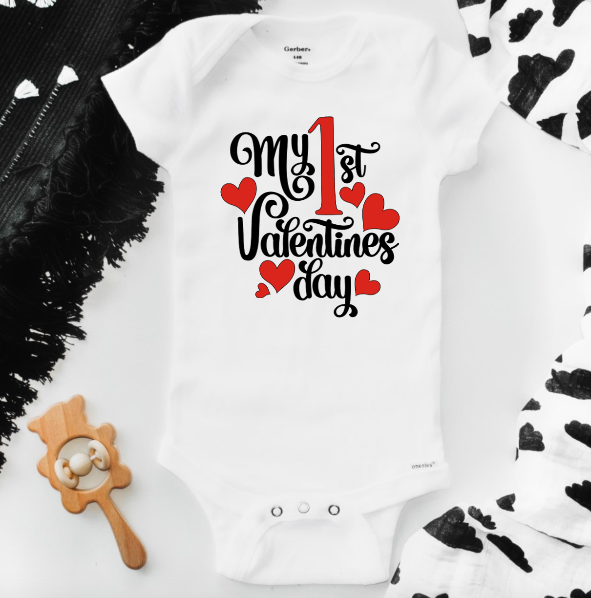 My First Valentine's Day Onesie