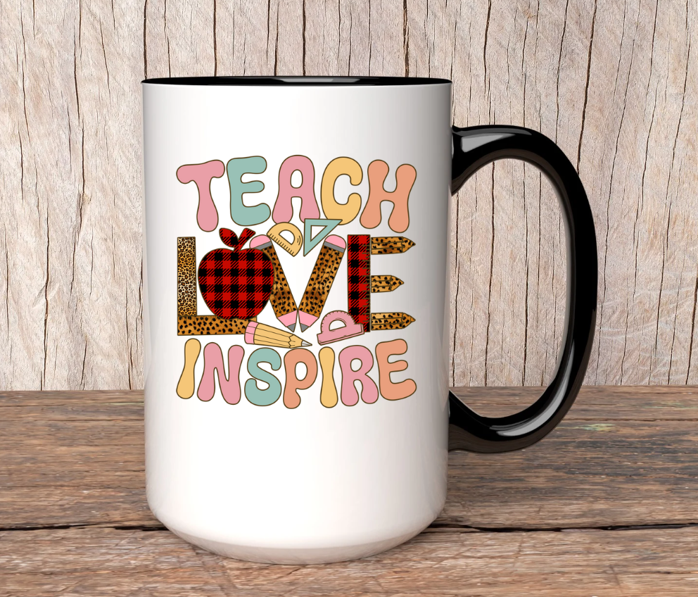 Teach Love Inspire 15oz Mug