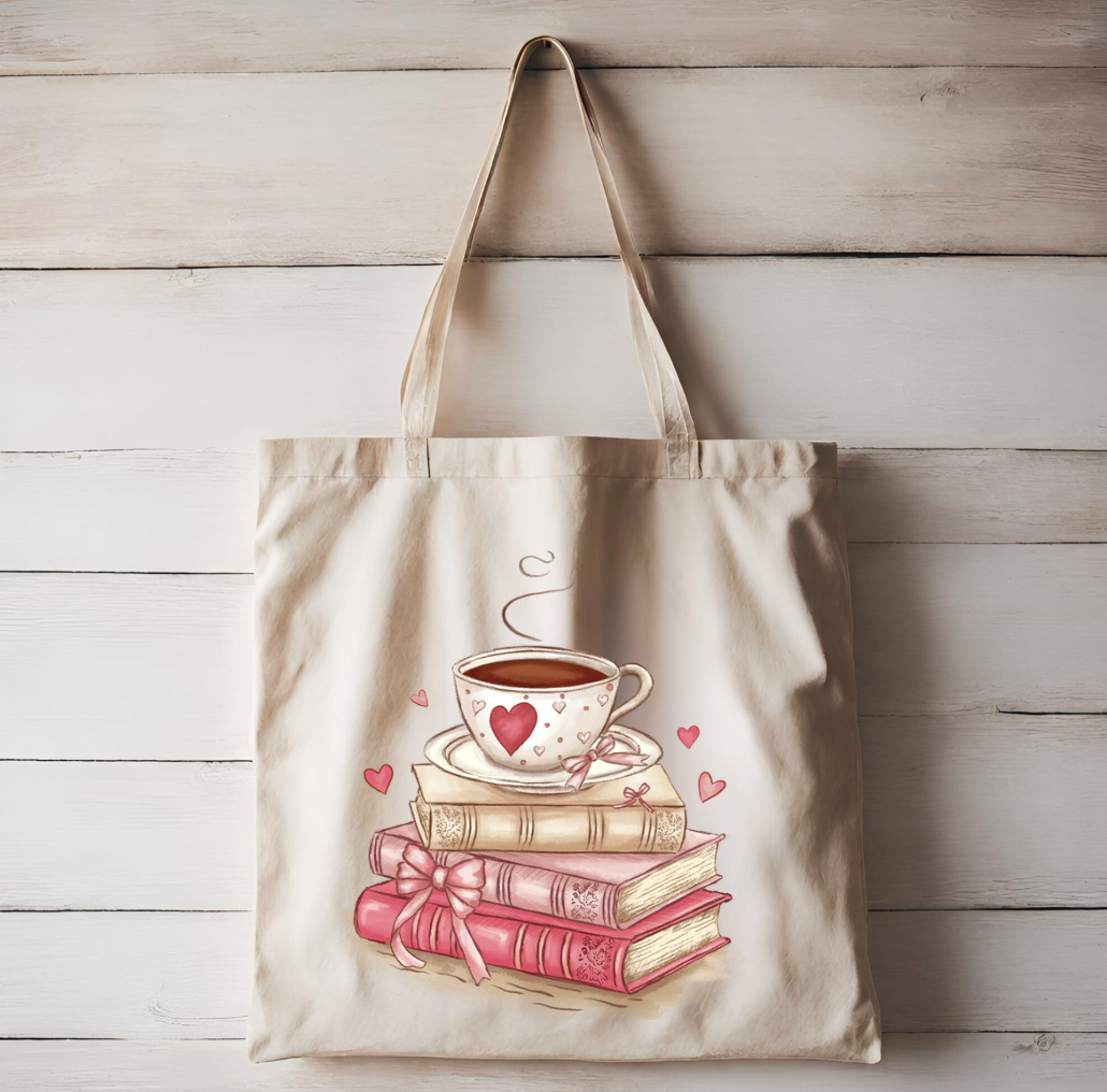 Coffee and Books Totebag