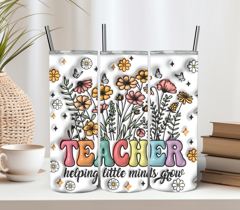 Teacher Helping Little Minds Grow Tumbler