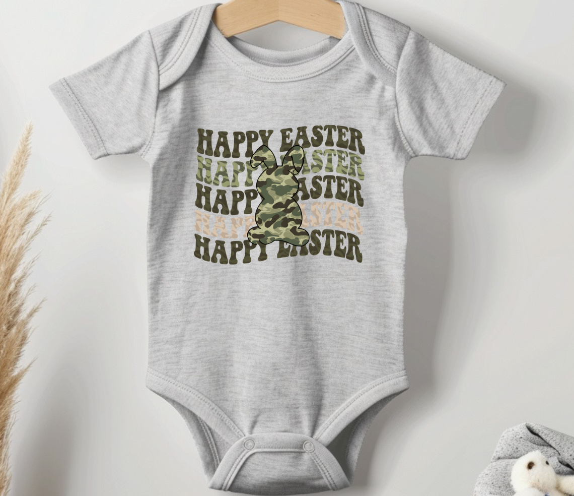Army Bunny Happy Easter Shirt