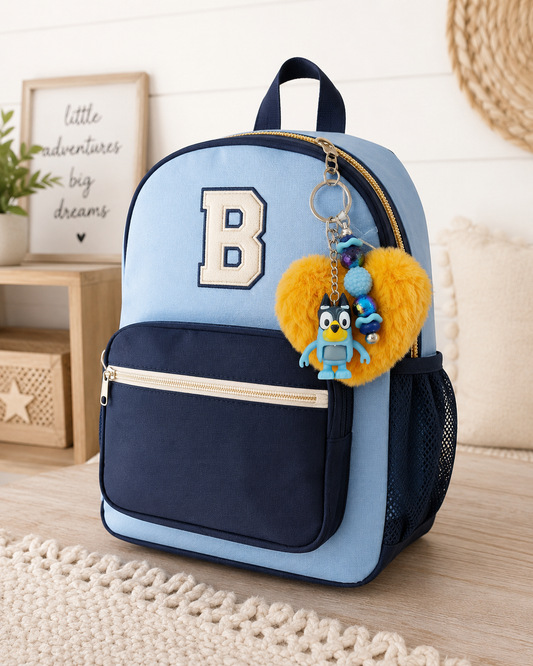 Blue Dog Keychain