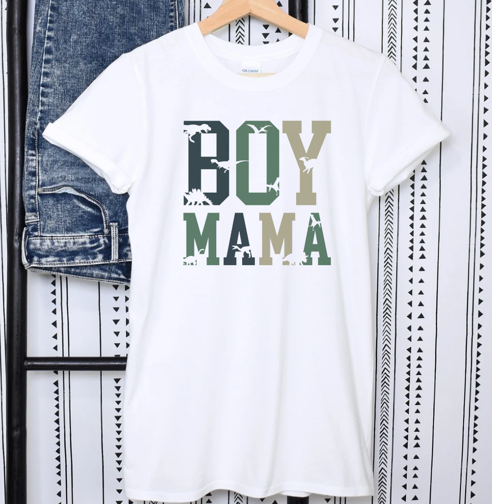 Dino Boy Mama Shirt