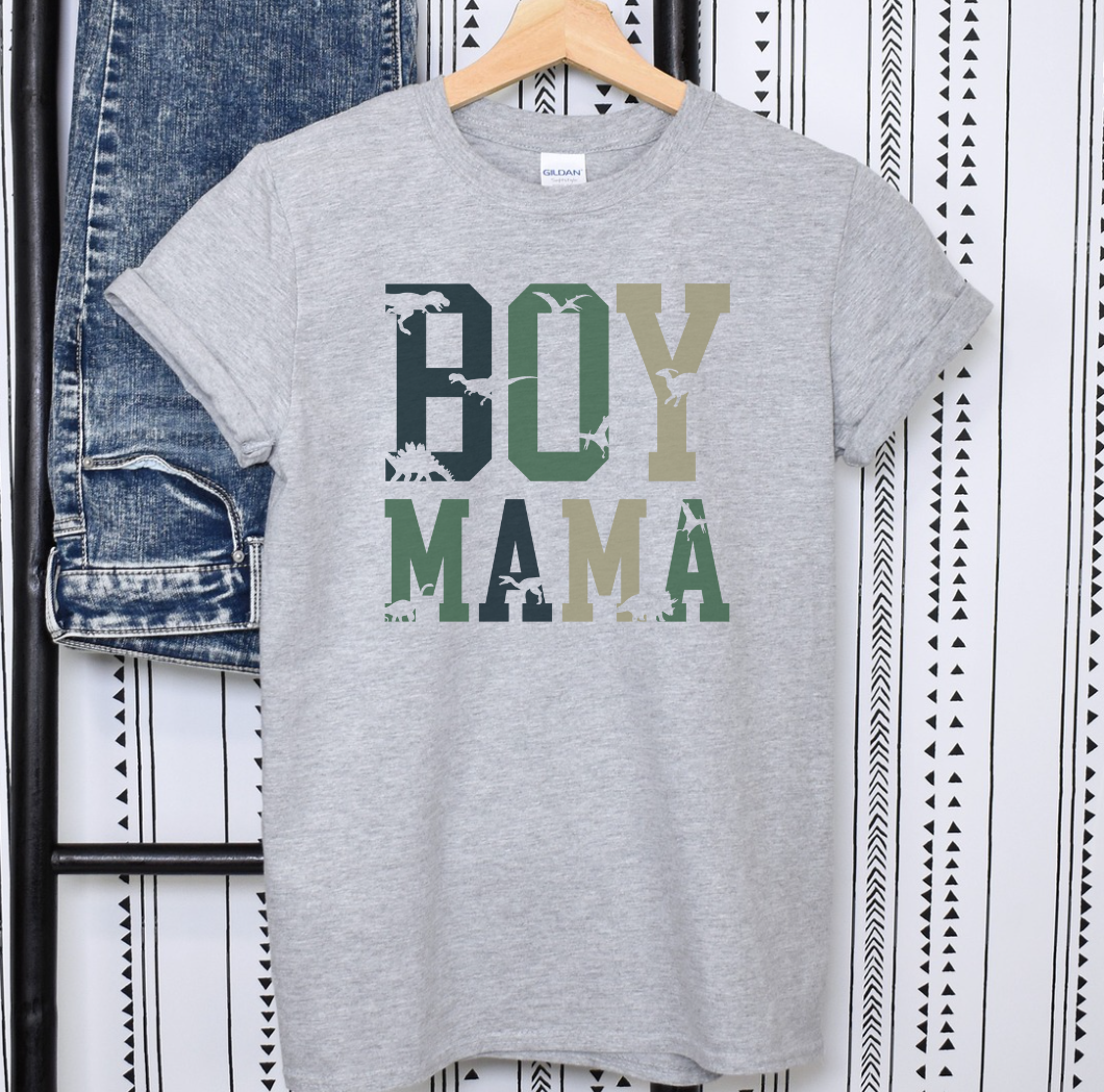 Dino Boy Mama Shirt