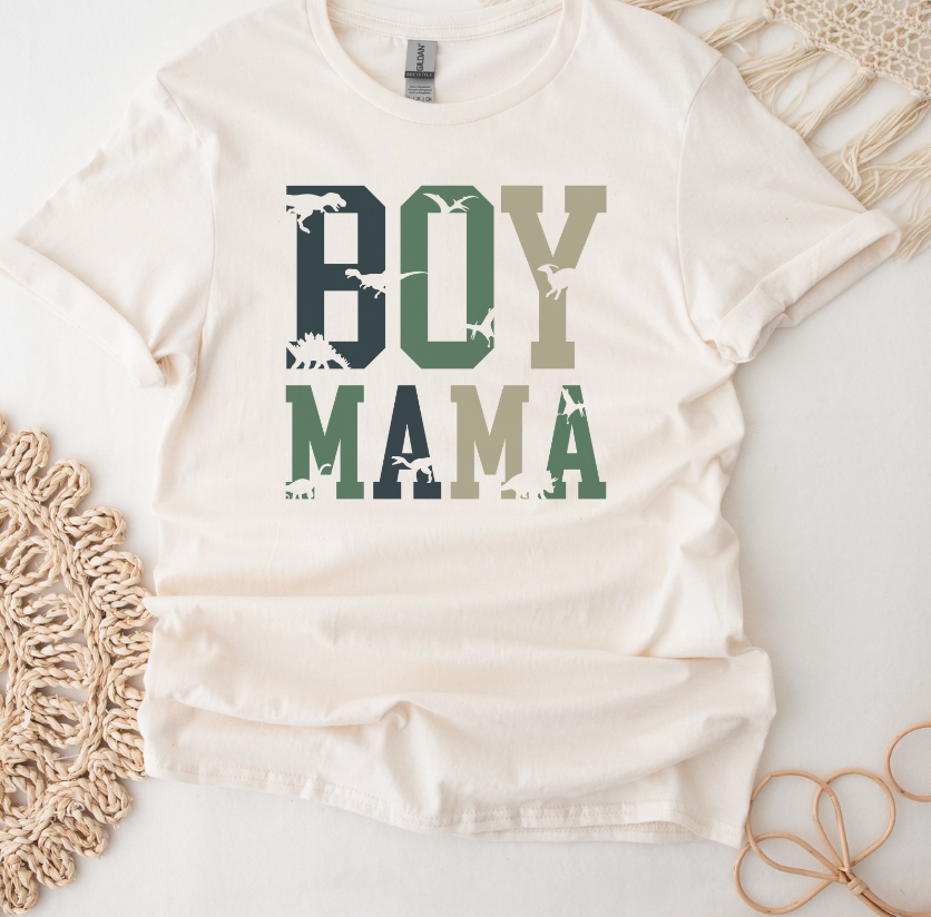 Dino Boy Mama Shirt