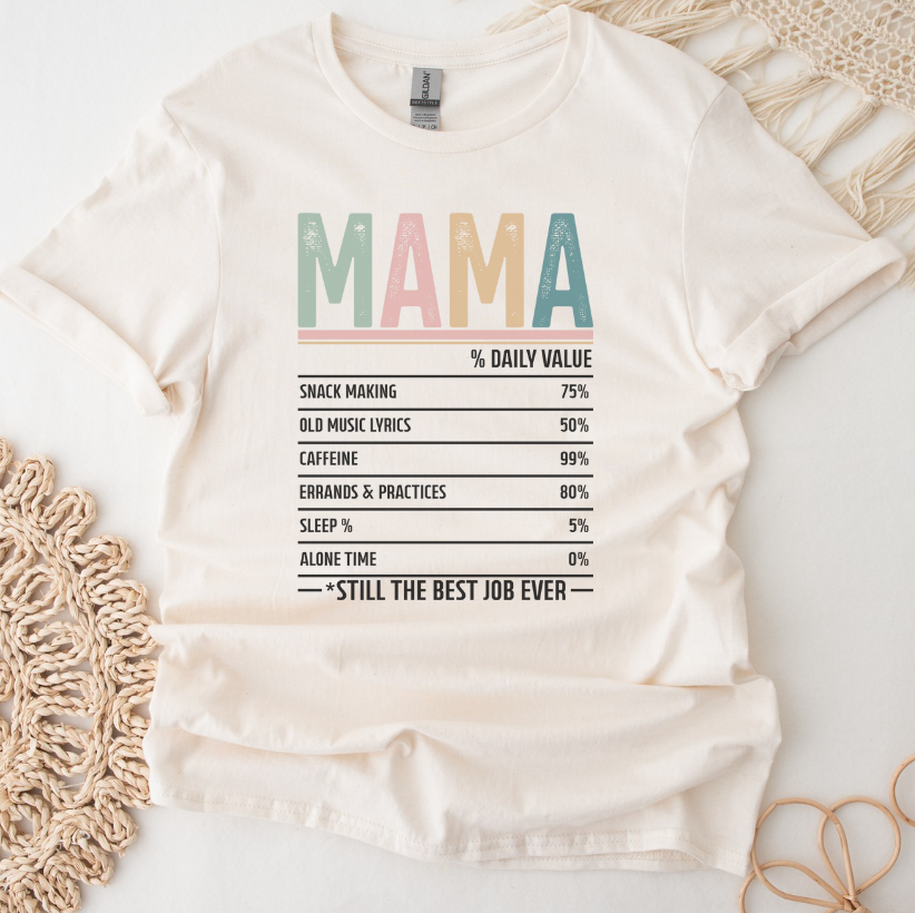 Funny Mama Nutrition Shirt