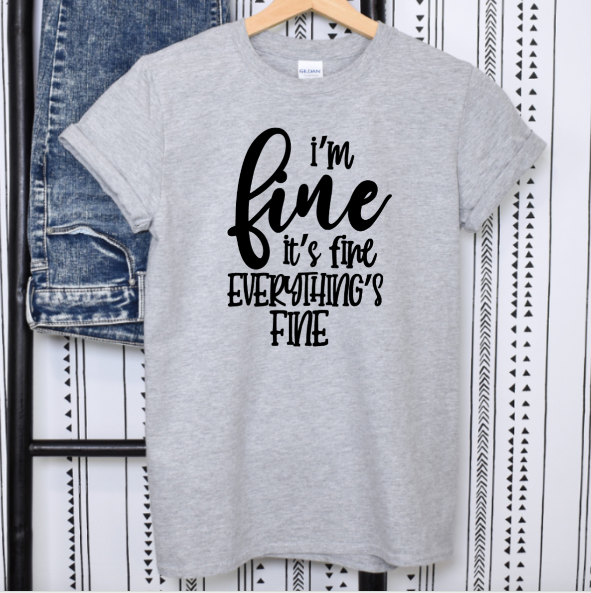 I'm Fine It's Fine Everythings Fine Shirt