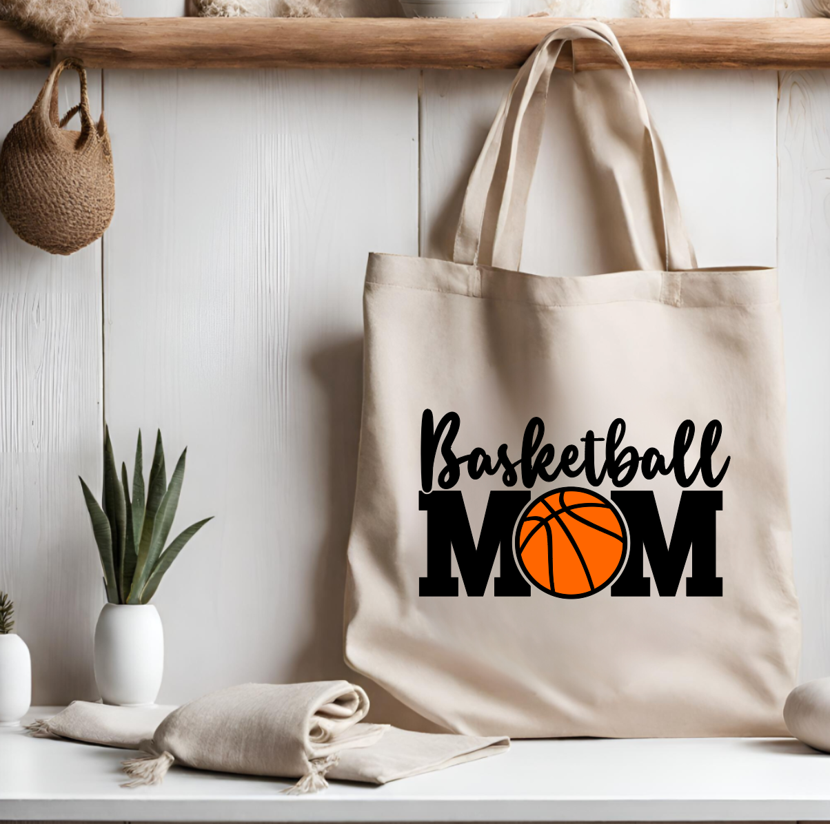 Basketball Mom Totebag