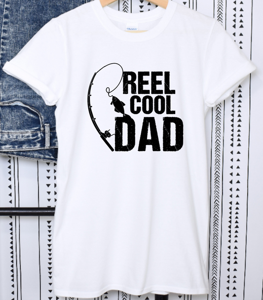 Reel Cool Dad Shirt Gift for Him