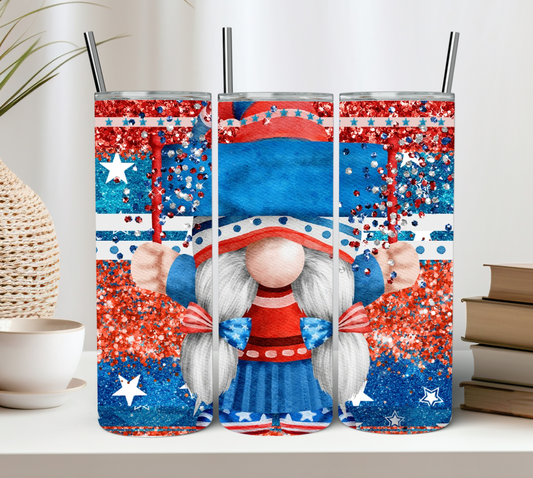 Patriotic Gnome 20oz Tumbler