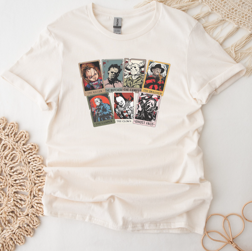 Horror Tarot Card Shirt