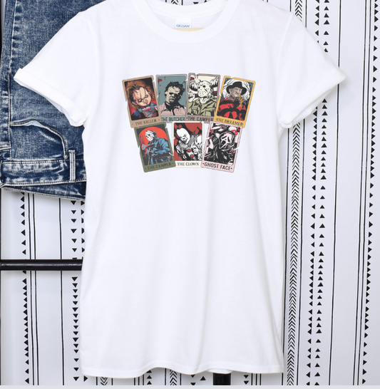 Horror Tarot Card Shirt