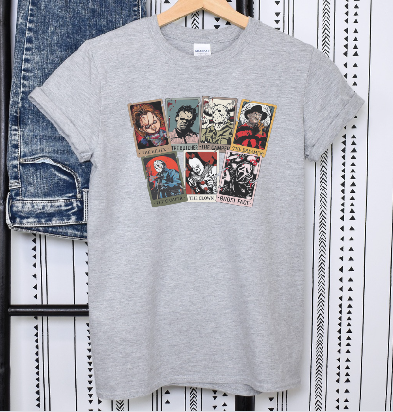 Horror Tarot Card Shirt