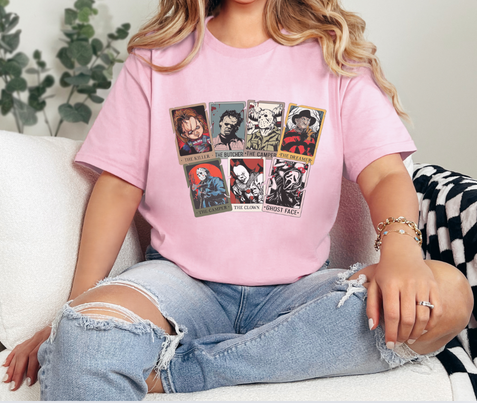 Horror Tarot Card Shirt