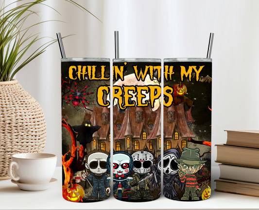 Chillin' With My Creeps 20oz Tumbler