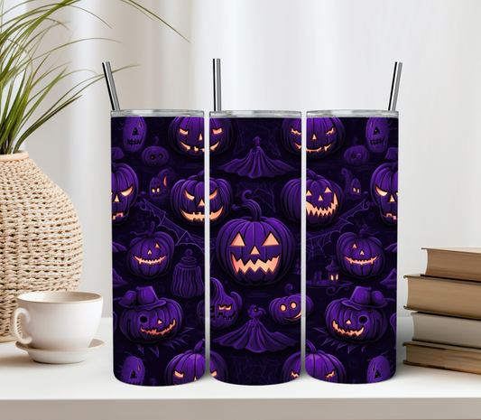 Purple Pumpkin 20oz Tumbler