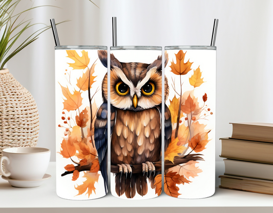 Autumn Owl 20oz Tumbler