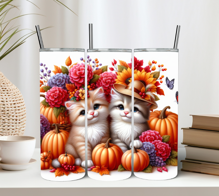 Autumn Kitty 20oz Tumbler