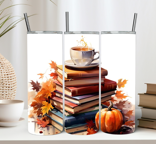 Autumn Book Lovers 20oz Tumbler