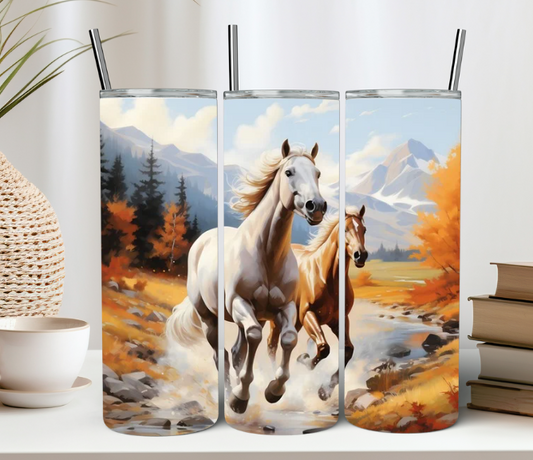 Autumn Horse 20oz Tumbler