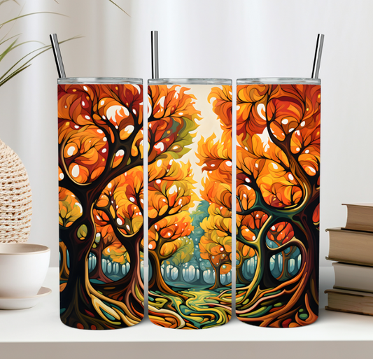 Autumn Artisitic Scenery 20oz Tumbler