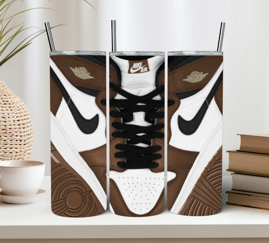 Brown Shoe Tumbler
