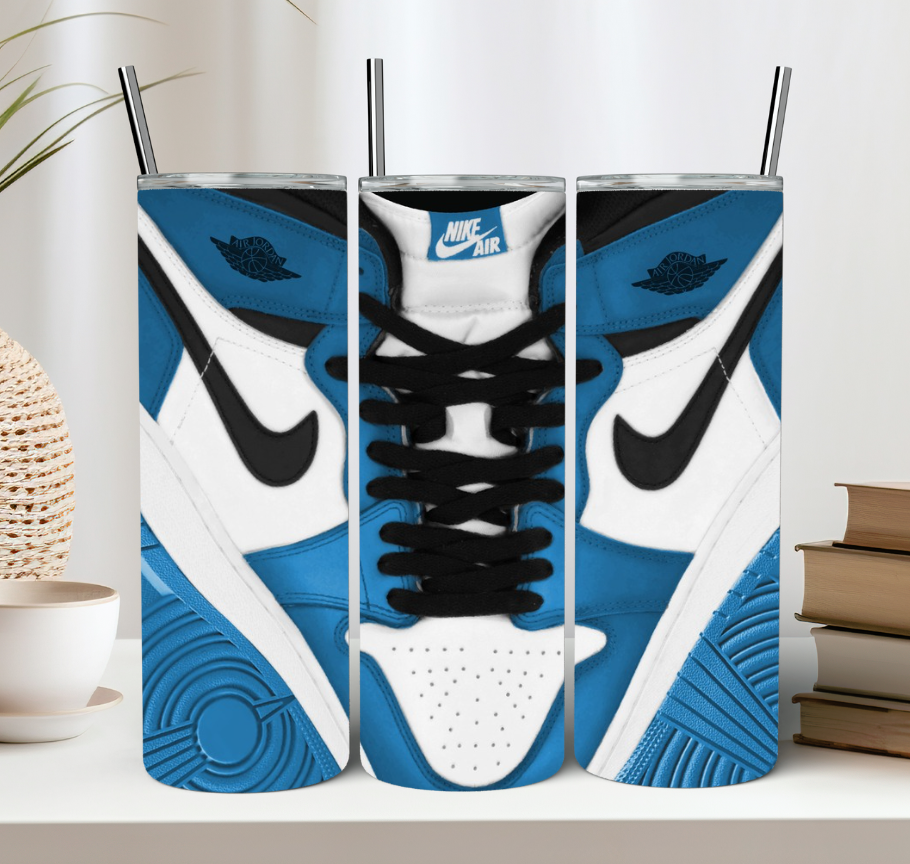 Blue Shoe Tumbler