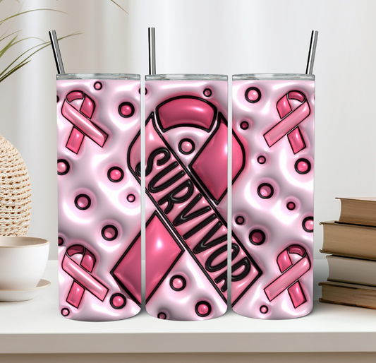 Breast Cancer Survivor Tumbler