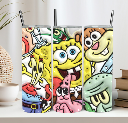 Sponge Friends Tumbler