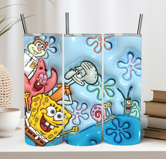 Sponge Friends Tumbler