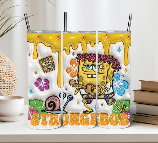 Hawaiian Dancing Sponge Tumbler