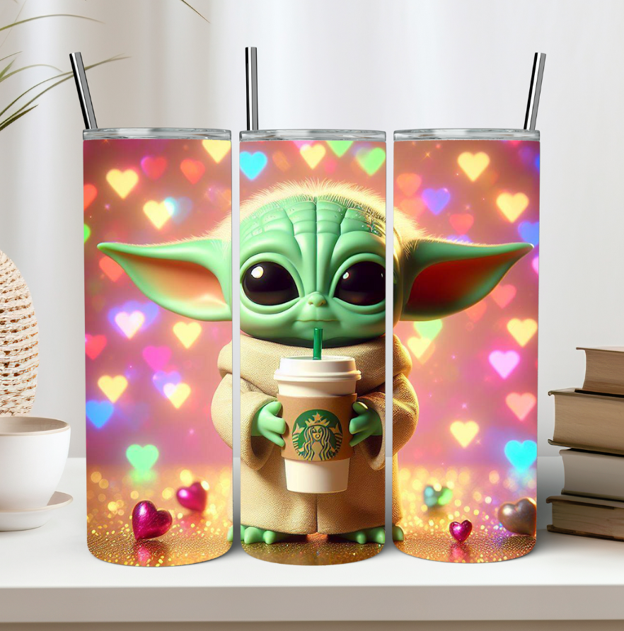 Green Alien Tumbler