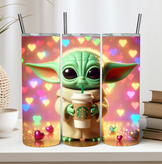 Green Alien Tumbler