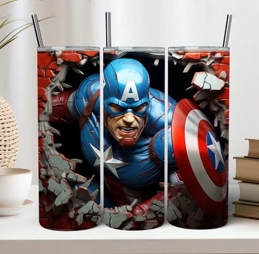 Patriotic Captain Tumbler