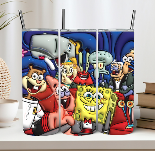 Spongebob Friends Tumbler
