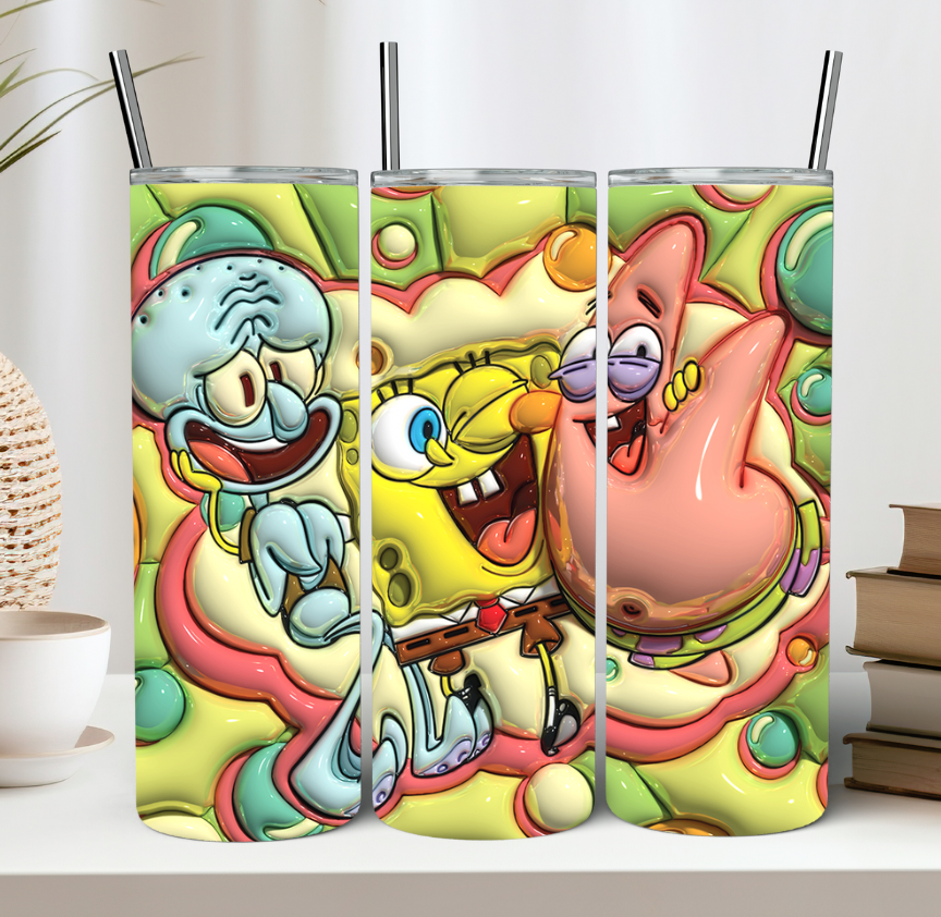 Sponge Friends Tumbler