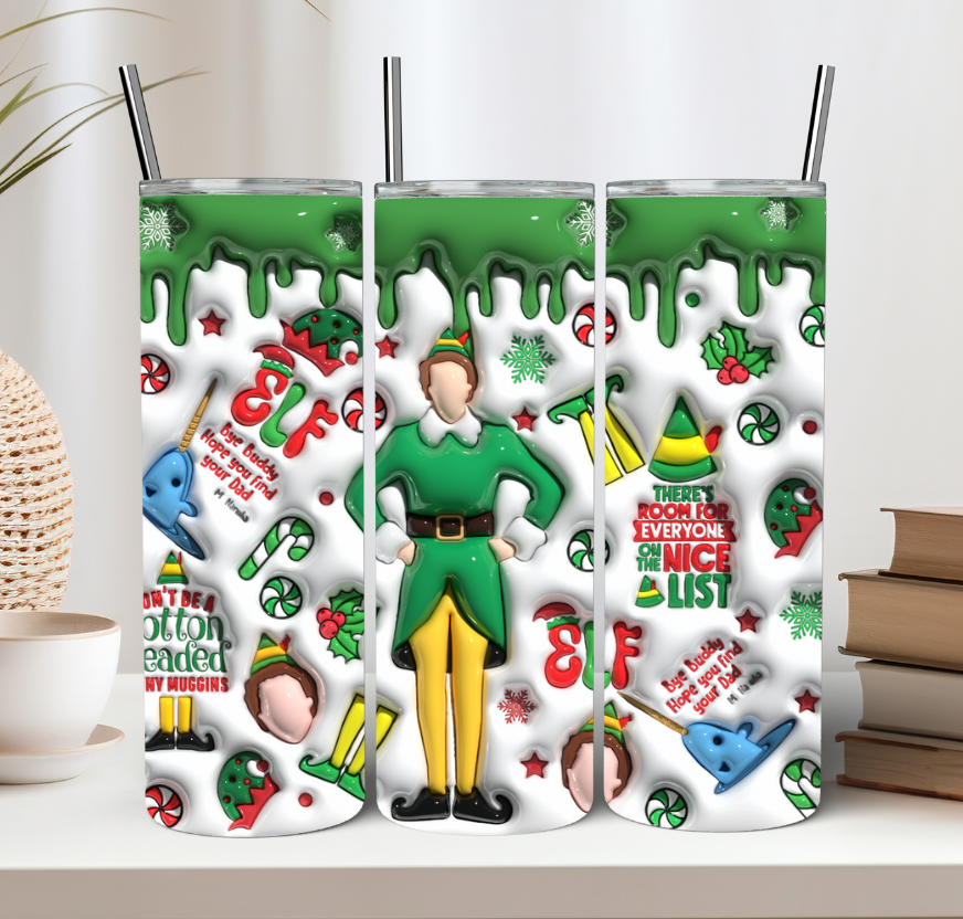 3D Elf Tumbler