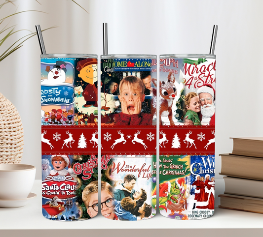 Classic Christmas Movie Tumbler