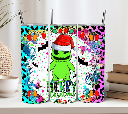 Green Moster Christmas Tumbler