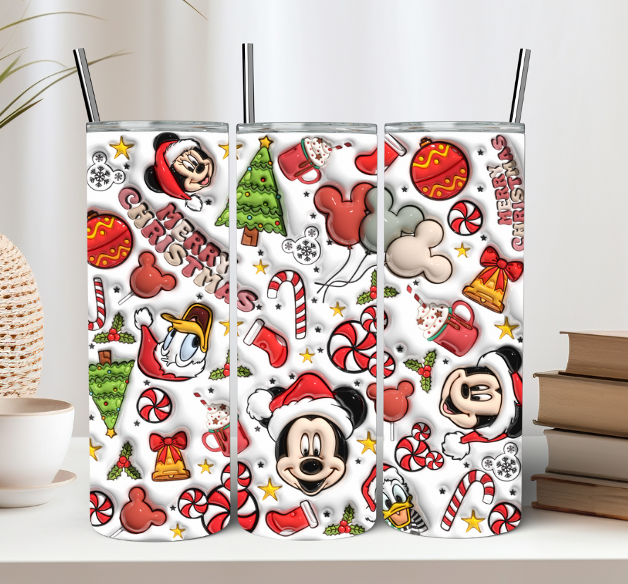 Merry Christmas Mouse Tumbler